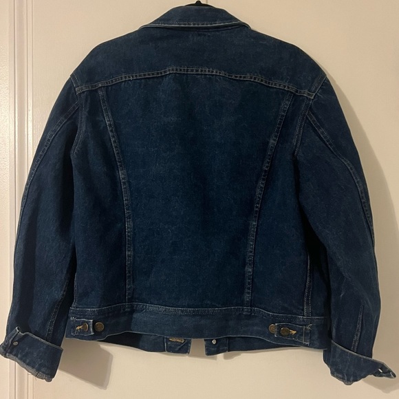 VTG Lee Denim jean Jacket 44R USA Union Made 1970’s (M102) - Picture 5 of 8